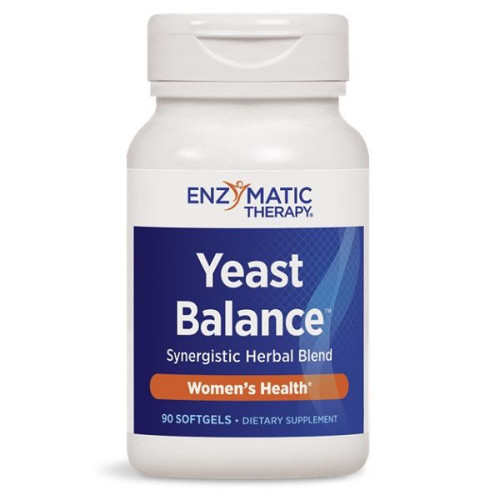 Enzymatic Therapy Yeast Balance Herbal Blend for Women's Health 90 Capsules