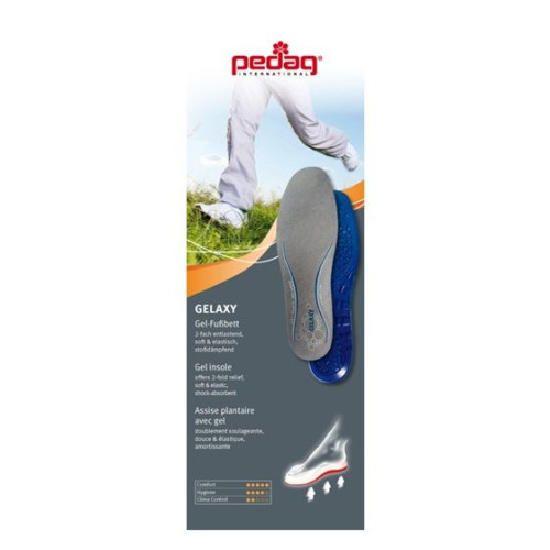 Pedag Gelaxy Elastic Gel Insole for Walking and Sports 42-43 2 pcs