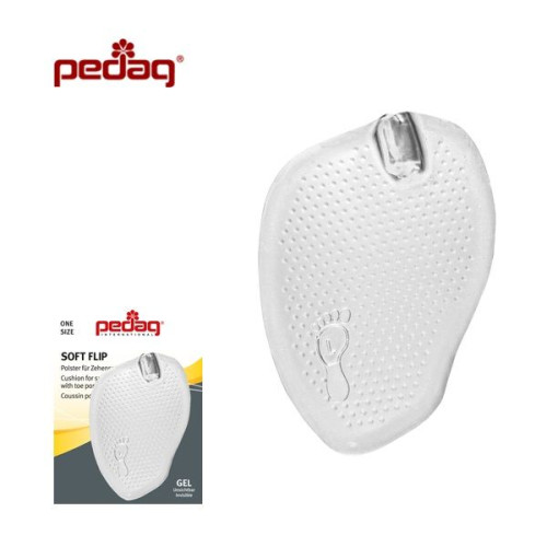 Pedag Soft Flip Gel Cushion for Open Shoes with a Strap Between the Toes 2 pcs