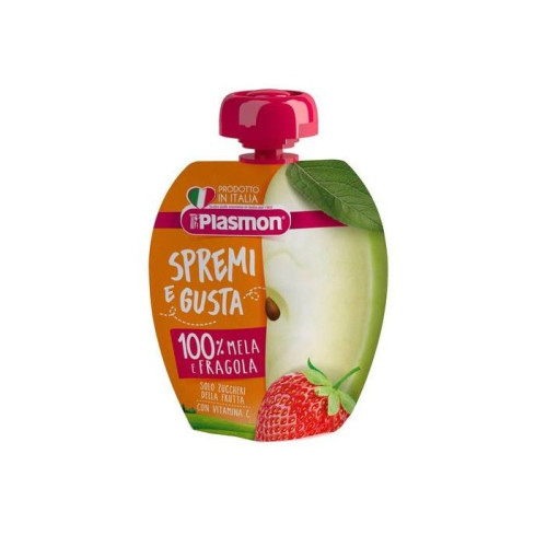 Plasmon Apple and Strawberry Breakfast for Children 12+ Months 3.53 oz (100 g) - 2461