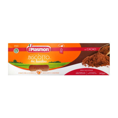 Plasmon Biscuits with Cocoa for Children 12+ Months 8.47 oz (240 g)
