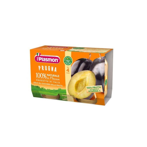 Plasmon Plum Puree for Children 4+ Months 4.64 lb (2104 g) - 2612