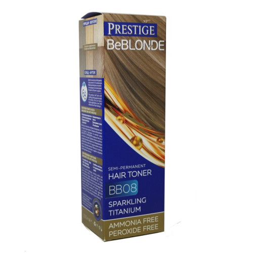 Prestige Hair Toner BB08 Shiny Titanium 3.38 fl oz (100 ml)