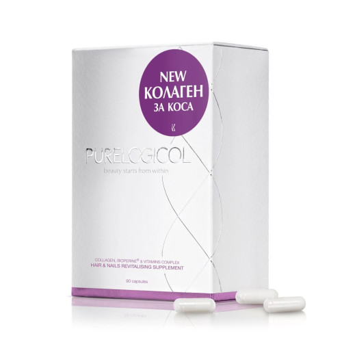 Purelogicol Revitalizing Supplement for Hair and Nails 90 Capsules