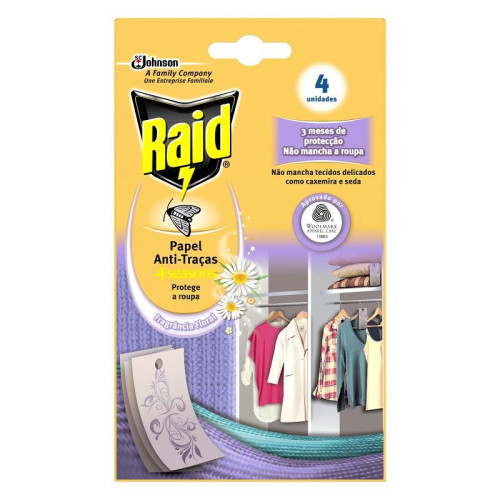 Raid Moth Strips 4 pcs