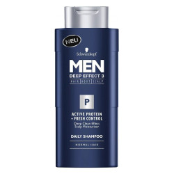 Schwarzkopf Men Active Protein Shampoo for Men with Active Protein for Deep Cleansing 8.45 fl oz (250 ml)