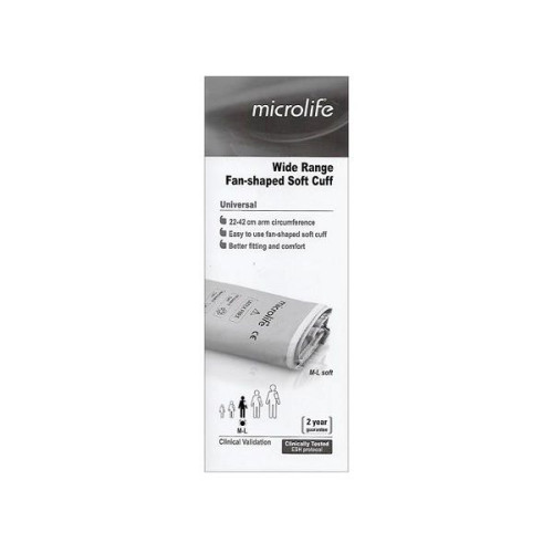 Microlife Cuff for medium-sized Blood Pressure Monitor M/L 8.66"/16.54" (22/42 cm) 1 pc