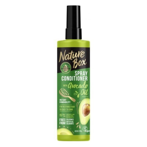 Nature Box Avocado Deep Repairing Spray Conditioner for Damaged Hair with Avocado Oil 6.76 fl oz (200 ml)