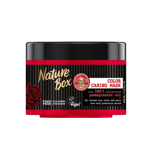 Nature Box Pomegranate Mask for Colored Hair with Pomegranate Oil 6.76 fl oz (200 ml)