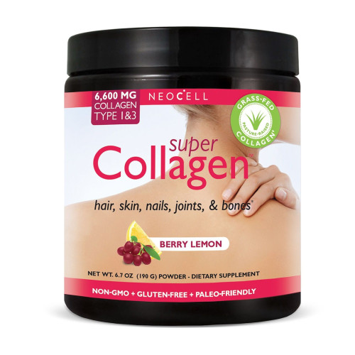 Neocell Super Collagen Super Collagen Powder with Lemon and Fruit Flavor 6.7 oz (190 g)