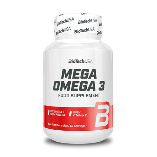 Biotech USA Mega Omega-3 90 Softgel Capsules