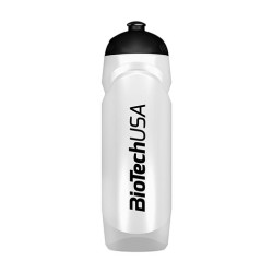 Biotech USA Water Bottle Transparent White 25.36 fl oz (750 ml)