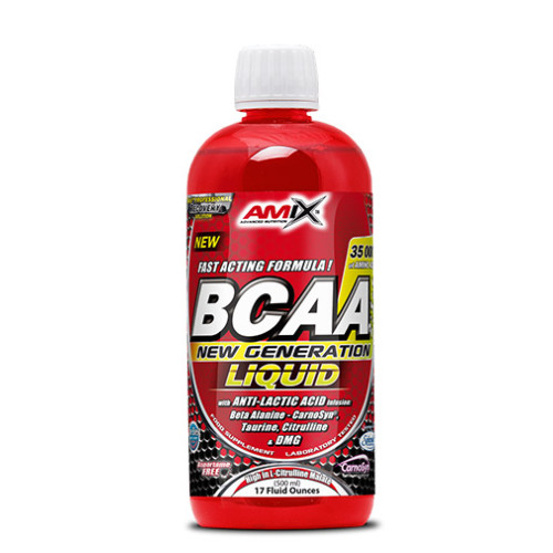 Amix BCAA New Generation Liquid Fruit Punch 16.91 fl oz (500 ml)
